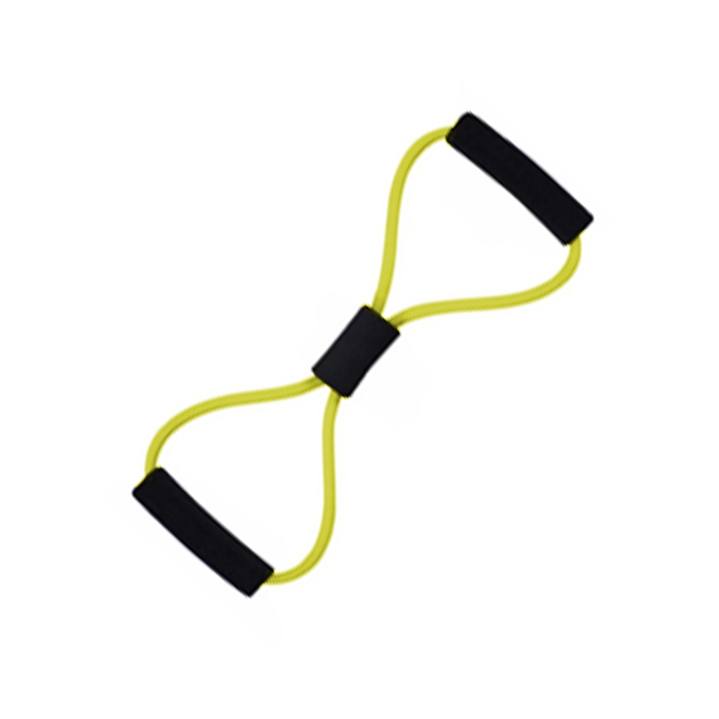 Elástico Para Treino Extensor Academia Treino Pilates Amarelo