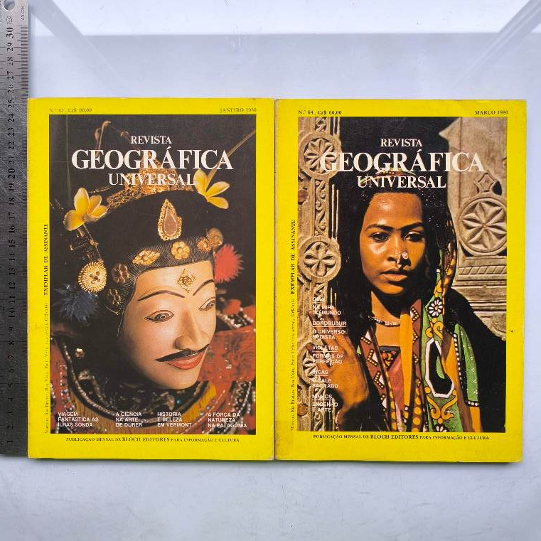 Revistas Geográfica Universal, Janeiro e Março de 1980