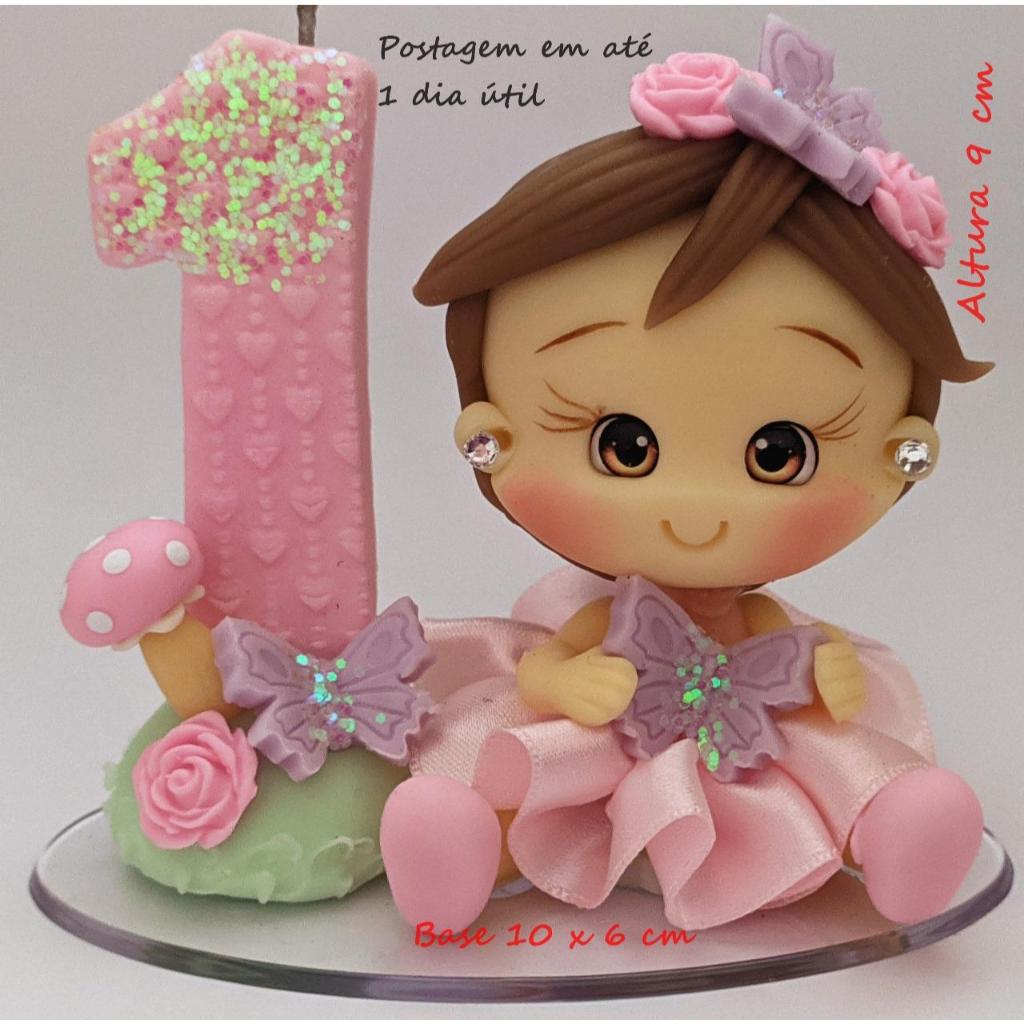 Vela Topo de Bolo Jardim Encantado - Comprar com Melhor Preço em Padaria