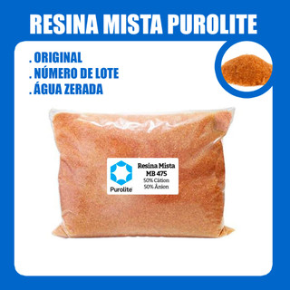 Resina Mista P/ Filtros Deionizadores Purolite Mb475 Osmose
