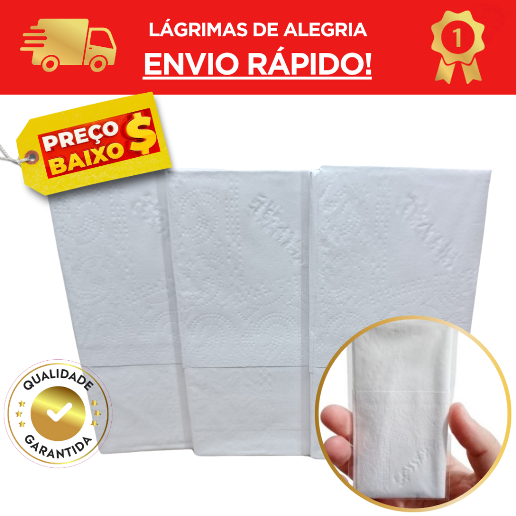 120 Lenços Lágrimas De Alegria Para Casamento (120 Saquinhos+120 Lenços) - PRONTA ENTREGA