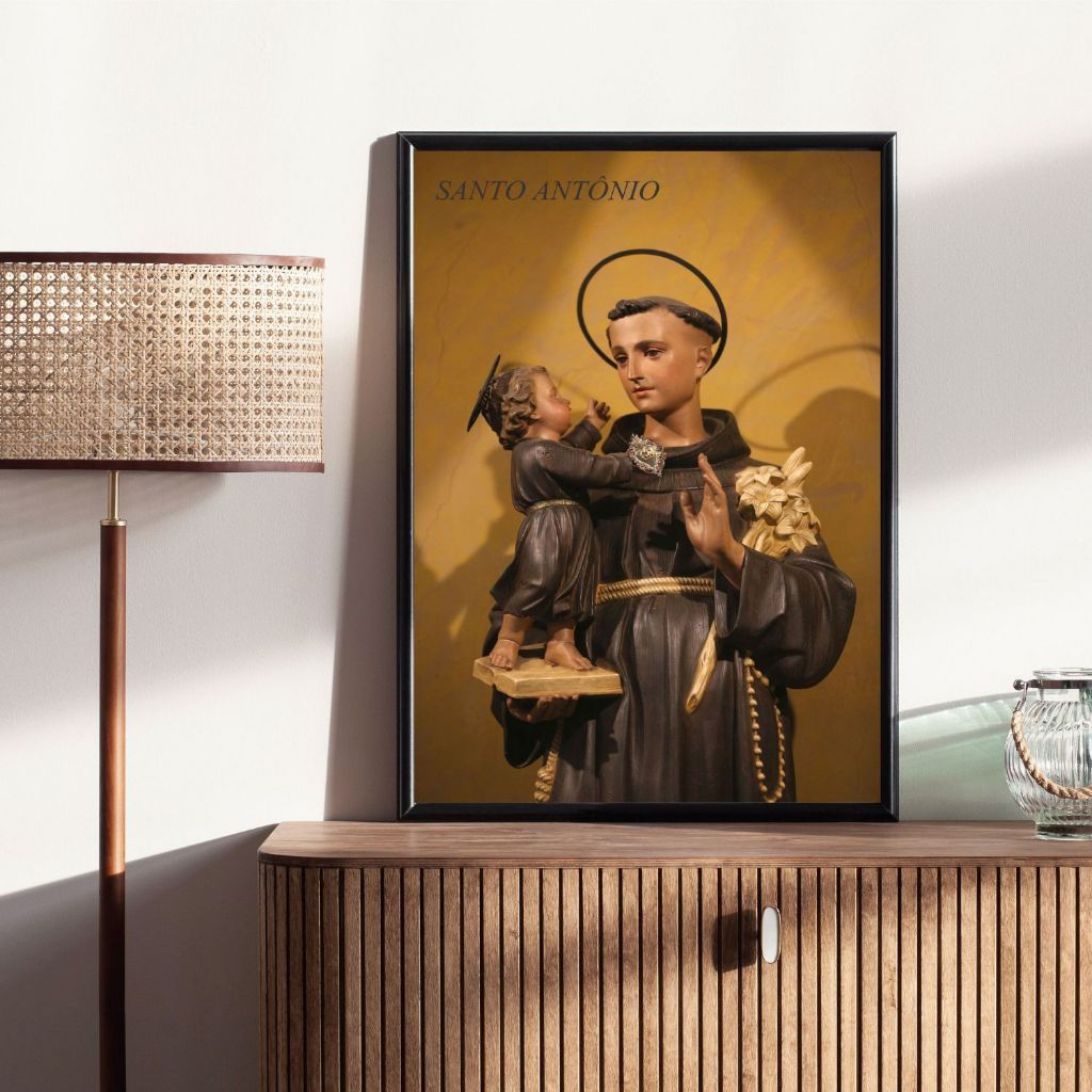 Quadro Decorativo Religioso Santo Antônio 60x40