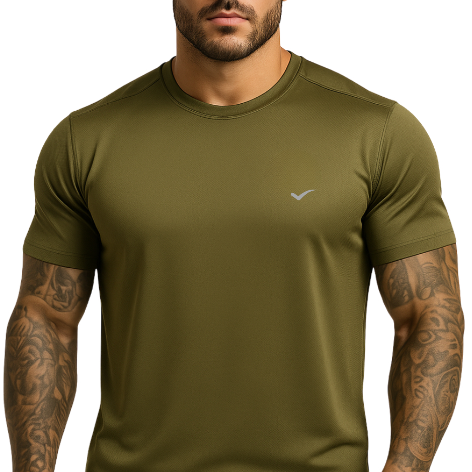 Promoção Camiseta Dry Fit Masculina Lisa - Casual Treino Academia Esportes Exercícios Corrida