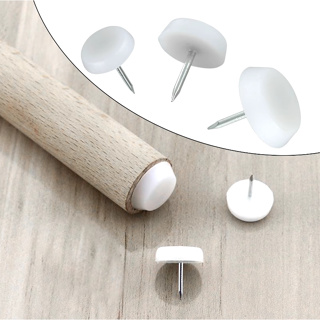 100 Sapatas Para Pés De Móveis com Prego Deslizante facilidade ao arrastar móveis sem riscar o piso fácil instalação em Oferta na Shopee