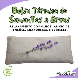 Travesseiro Bolsa Térmica para Olhos, Cólicas, Pescoço e Dores | Relaxamento, Ioga, Aromaterapia. em Oferta na Shopee