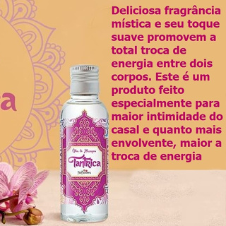 Tântrica Óleo Para Massagem Sensual 120ml Hot Flowers. em Oferta na Shopee