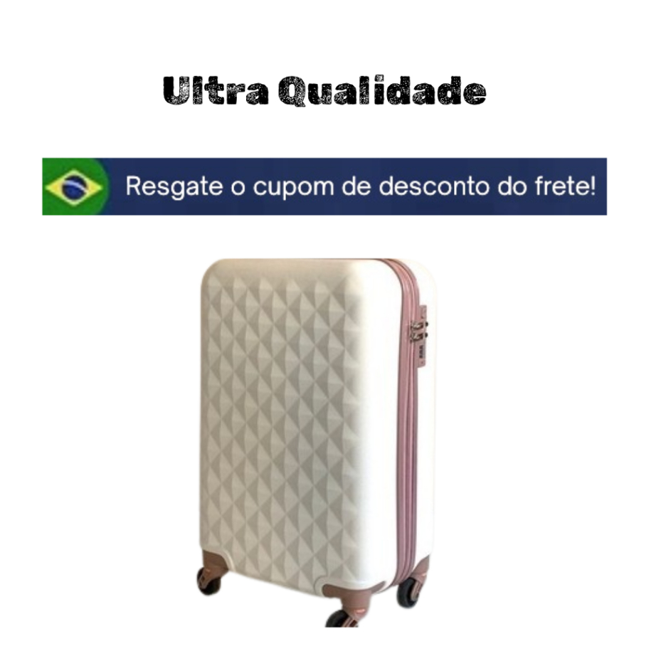 Mala de Bordo Para Viagem 10kgs Padrão Anac Diamond; ENVIO IMEDIATO EM MENOS DE 24HS DIAS ÚTEIS;