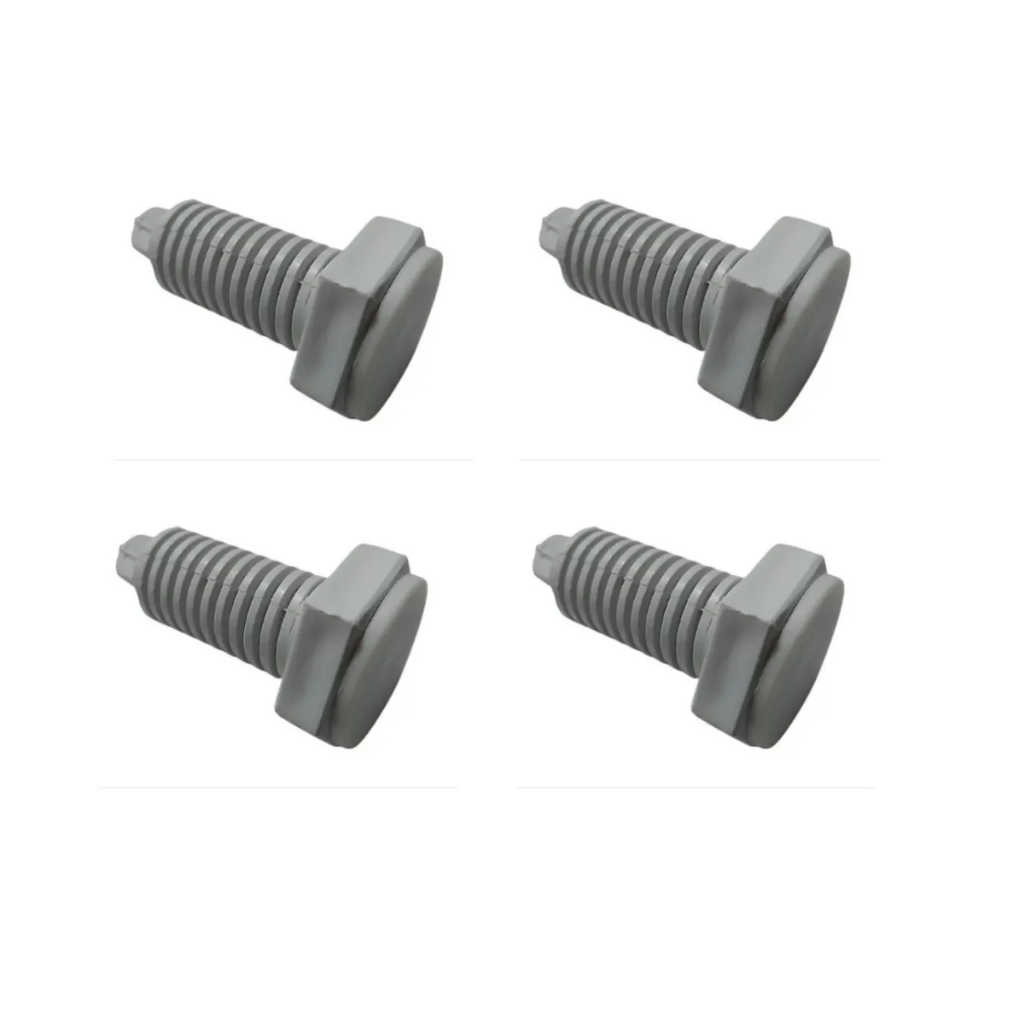 Pé Nivelador Lavadora Lt60 Lta13 Lta15 Ltc10 Kit 4un
