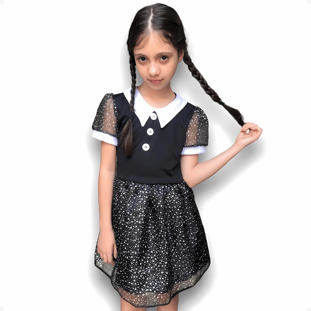 Vestido Festa Wandinha Addams - Comprar com Melhor Preço em Vestidos de Casamento