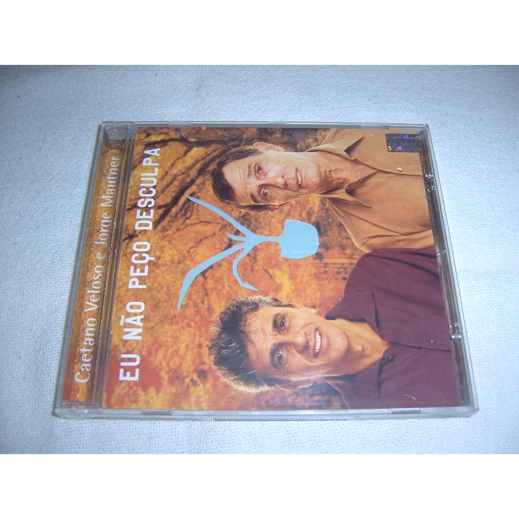 Cd Caetano Veloso E Jorge Mautner - Eu Não Peço Desculpa Mpb