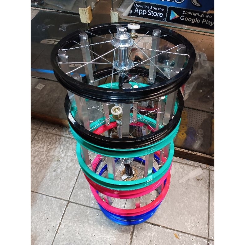 carretilha aro 16 comum em Oferta na Shopee