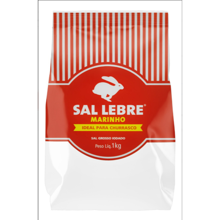 Sal Marinho Grosso Lebre Em Pacote Sem Glúten 1 Kg em Oferta na Shopee