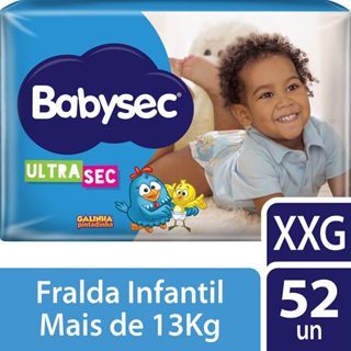 Babysec Fralda Galinha Pintadinha Ultrasec Xxg 48 Unidades