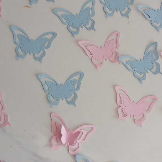 Kit Aplique Borboleta 3D | Jardim Encantado | Enfeite Jardim | Jardim de Borboletas ENVIO IMEDIATO