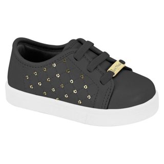 Tênis Infantil Menina Baby Molekinha Com Lantejoulas e Calce com Cadarço em Oferta na Shopee