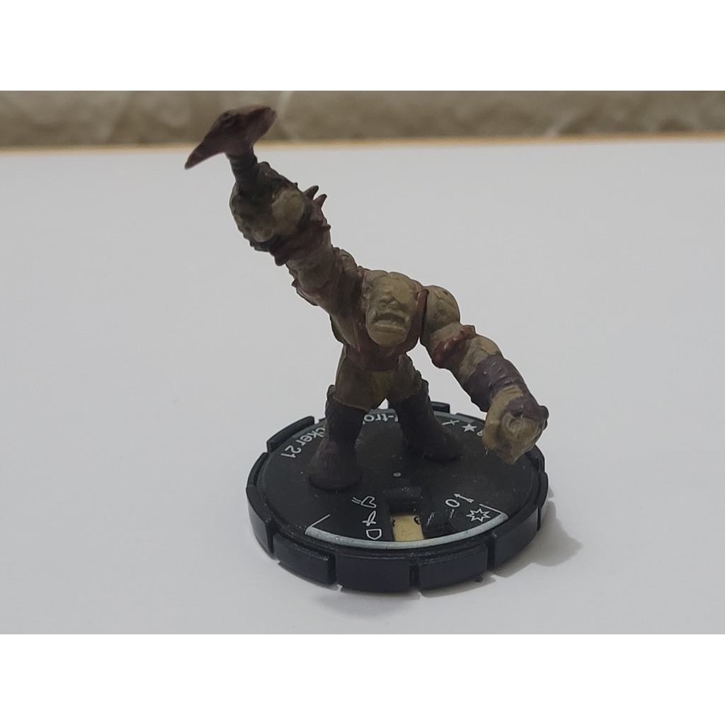 Boneco coleção MAGE KNIGHT WIZKIDS RPG Half Troll Hacker 21 5,5cm usado conforme fotos