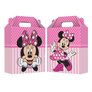 Lembrancinha Minnie Rosa Maletinha Aniversario Festa infantil em Oferta na Shopee
