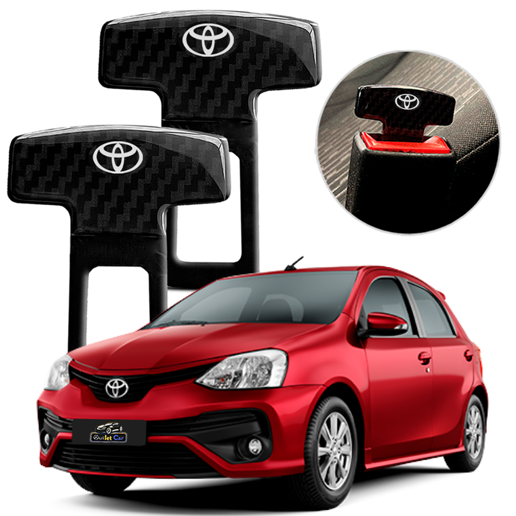 Par Fivela Cinto Segurança Anti Som Toyota Etios Yaris Sw4 em Oferta na Shopee