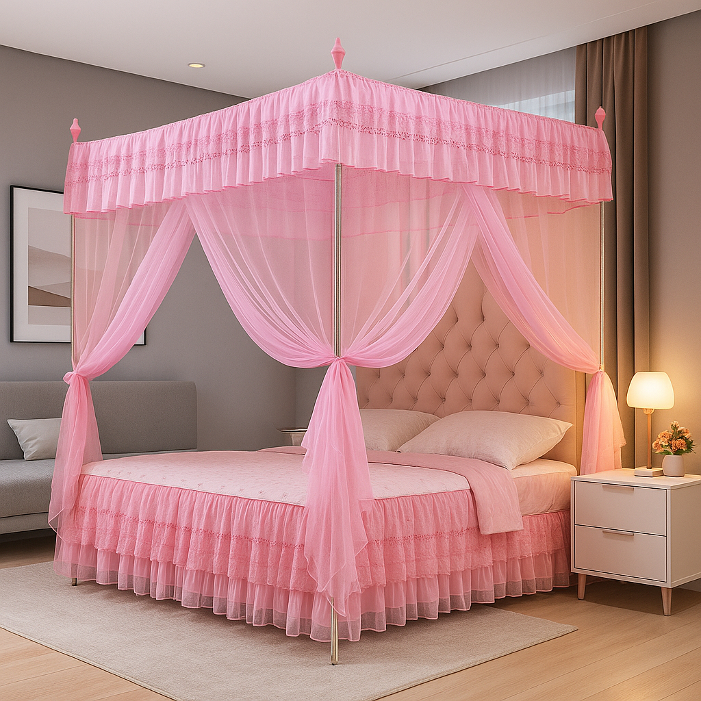 Mosquiteiro De Armação Casal Box Palácio Completo