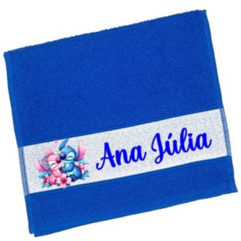 5 Toalhinha de Boca Infantil Personalizada com Nome Toalha de Mão boca