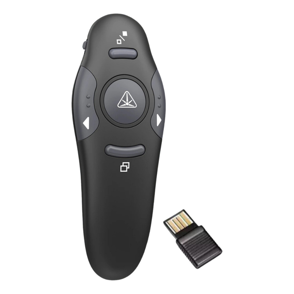 Apresentador De Slides Laser Pointer Exbom Lpt8 Power Point Cor Preto