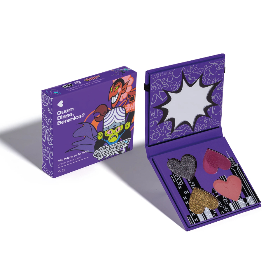 Mini Paleta De Sombras Chame As Meninas QDB As Meninas Super Poderosas 4g
