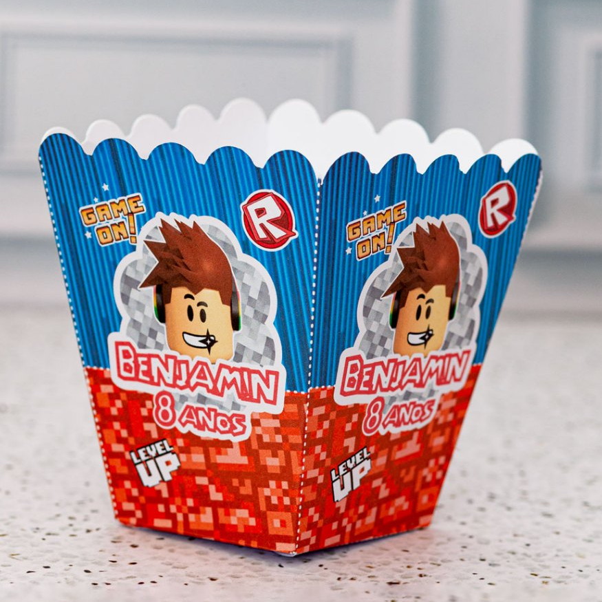 Caixa para Pipoca Personalizada | Lembrancinha | Fazemos de Qualquer Tema