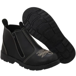Bota botinha infantil menino menina jeca com zíper