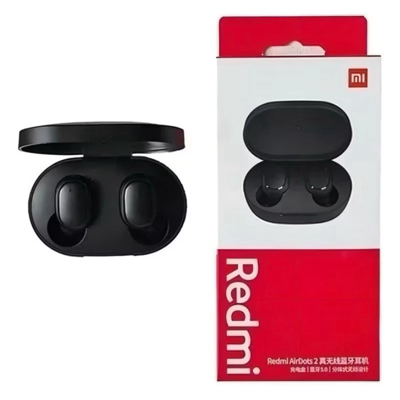 Fone de Ouvido Sem Fio Bluetooth 5.3 Airdots com LED, Microfone e Estojo de Carregamento – TWS Estéreo Preto