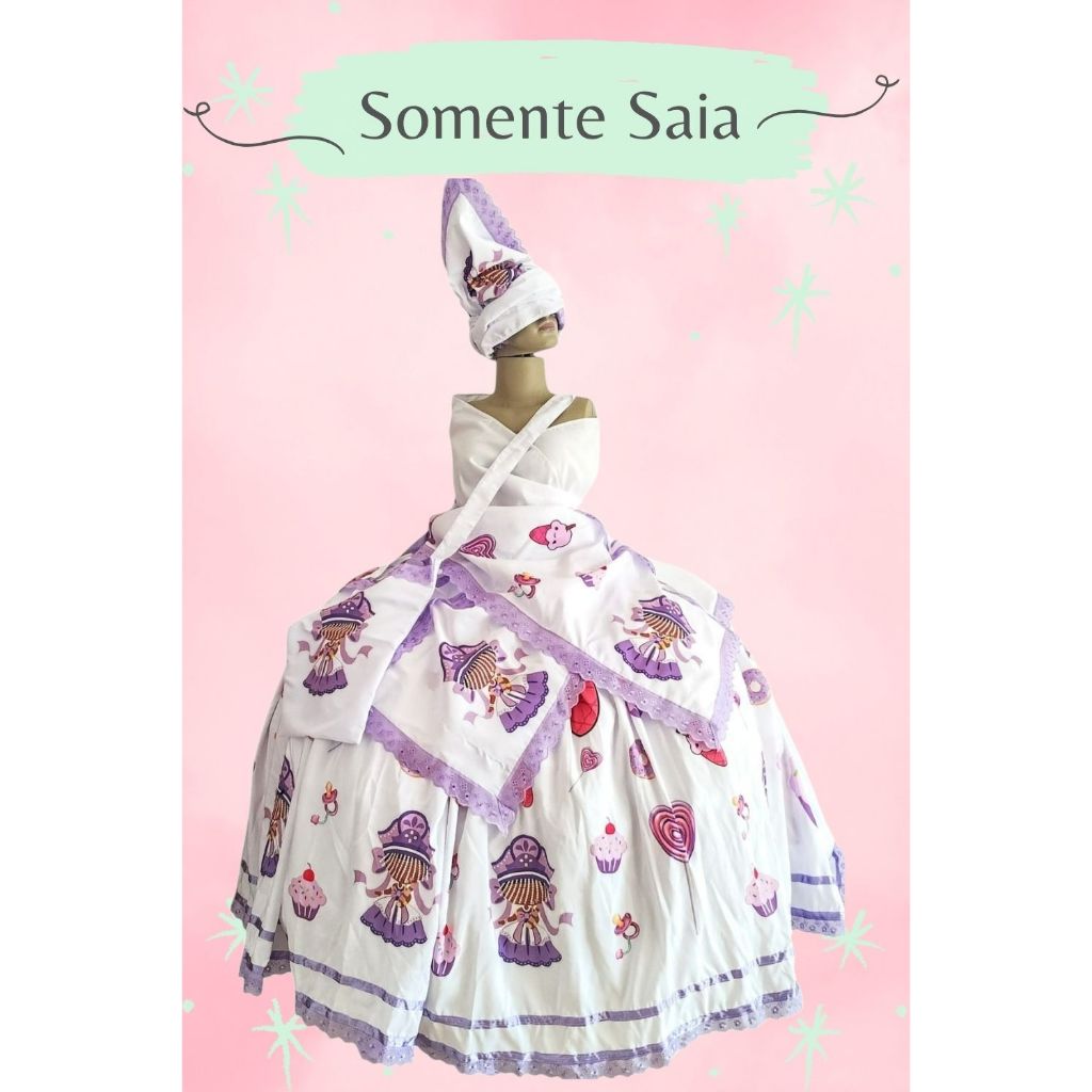 SAIA PARA ERÊ NANÃ - ERÊ LILÁS PARA UMBANDA E CANDOMBLÉ