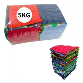 Trapo de Malha Estopa Costurado Pano de Limpeza 5kg em Oferta na Shopee