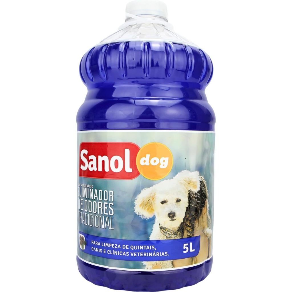 Eliminador De Odores Desinfetante 5l Sanol Pet Gato Cachorro em Oferta na Shopee