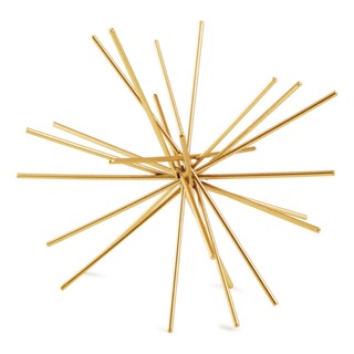 Escultura Ouriço Dourado Em Metal Dourado 16cm em Oferta na Shopee