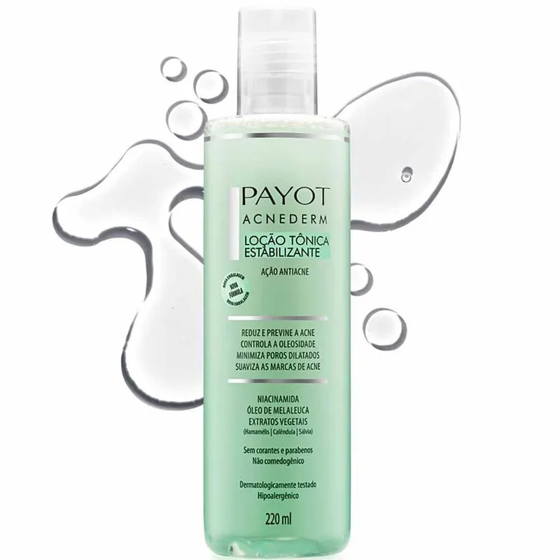 Loção Tônica Facial Estabilizante Payot - Acnederm 220ml