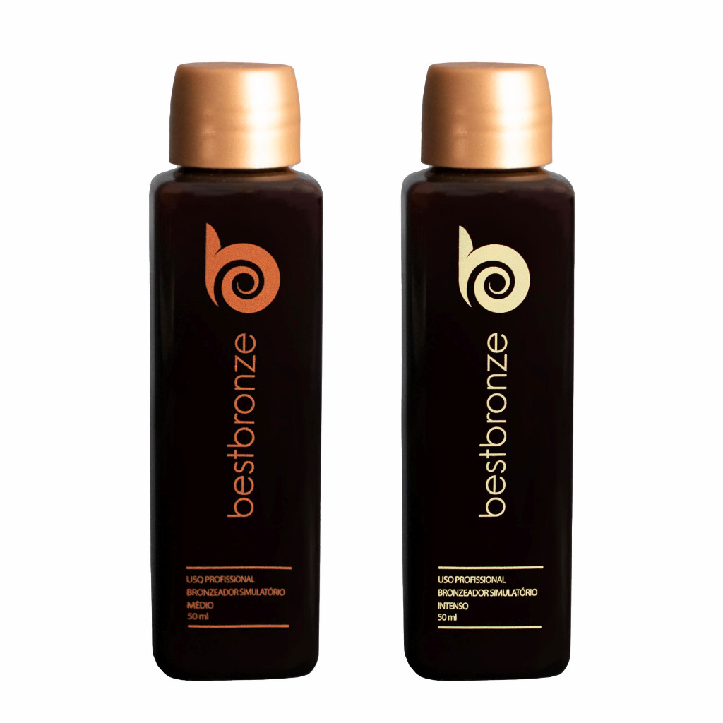 Bronzeamento 2 unidades de 50ml (100ml) - Para Uso de Máquina Profissional - Loja Oficial - Best Bronze