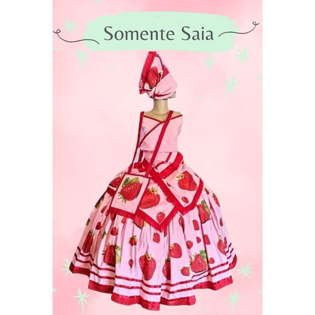 SAIA PARA ERÊ ROSA COM MORANGUINHOS - COSME E DAMIÃO UMBANDA E CANDOMBLÉ