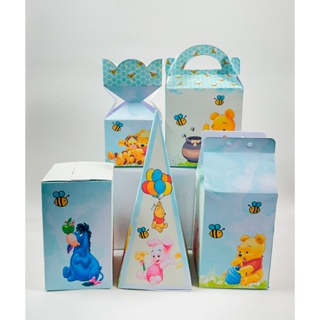 20 Caixinhas URSINHO POOH AZUL – Lembrancinhas para Festa Infantil – SEM PERSONALIZAÇÃO | Pegue e Monte em Oferta na Shopee