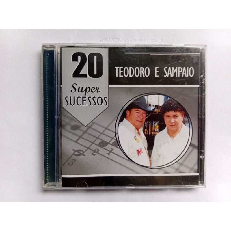 CD Teodoro e Sampaio 20 super sucessos ótimo estado mídia e capa