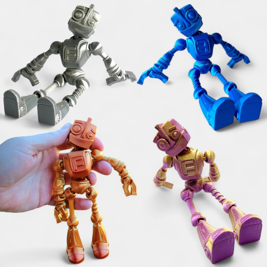 Robô Articulado Brinquedo Fidget Toy Sensorial Robôs Ação Robot Presente Criativo