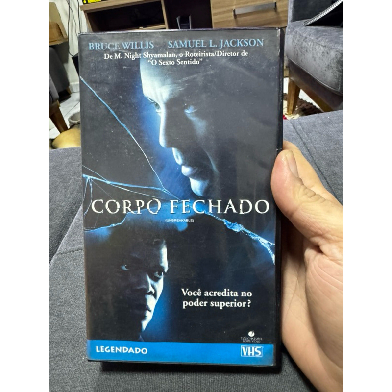 fita Vhs Corpo fechado (legendado) Bruce Willis e Samuel L Jackson