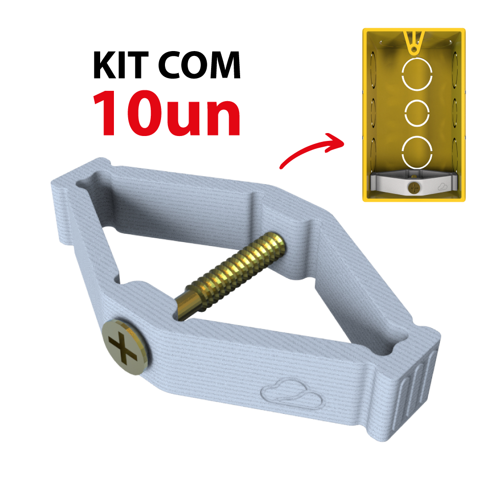 Kit Reparo Salva Abas Tomadas Caixinha Luz 4x2 Expansível Compacto em Oferta na Shopee