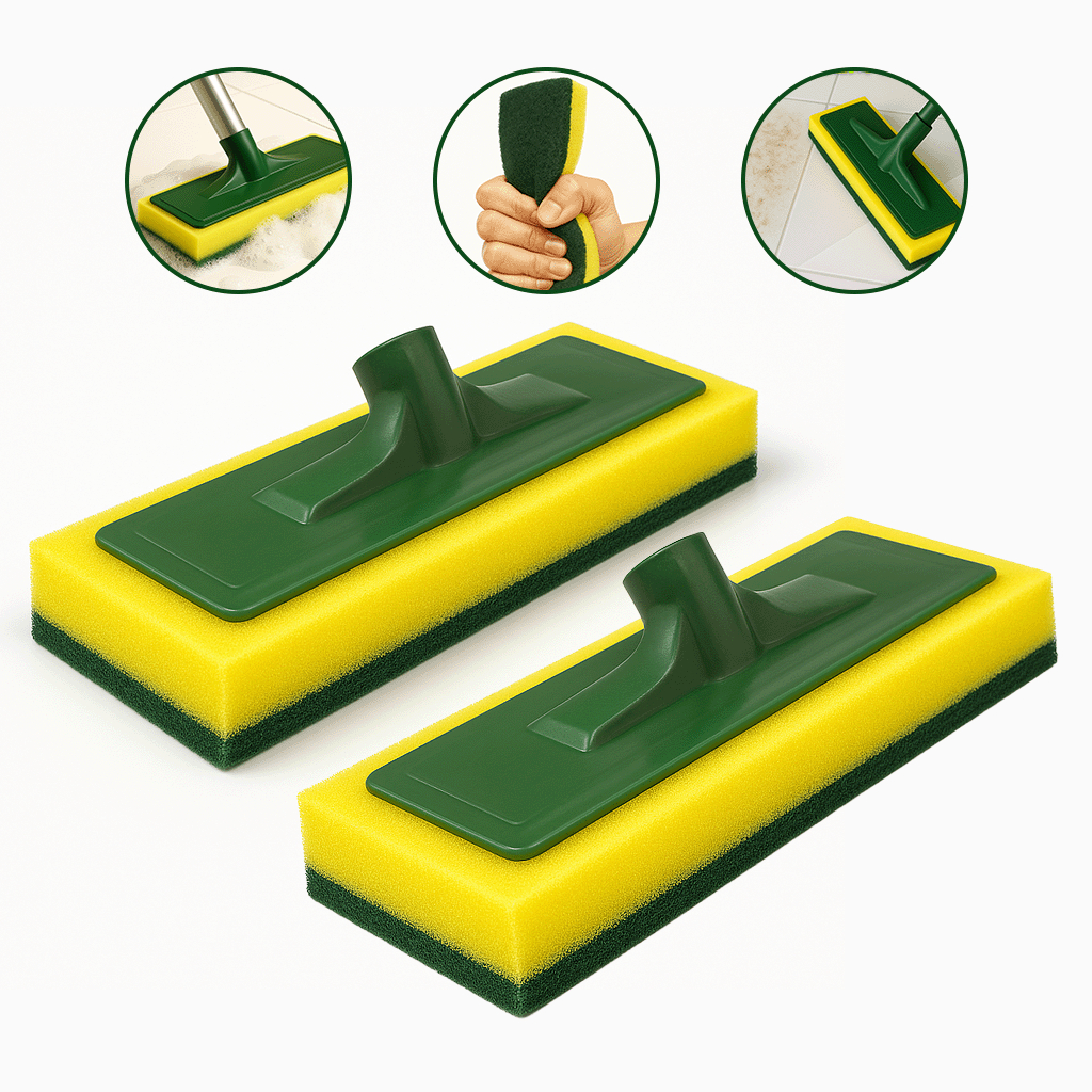 Kit 2 Mop Abrasivo Limpa Azulejo Piso Limpeza Pesada Esfregão Banheiro Cozinha Quintal Garagem em Oferta na Shopee