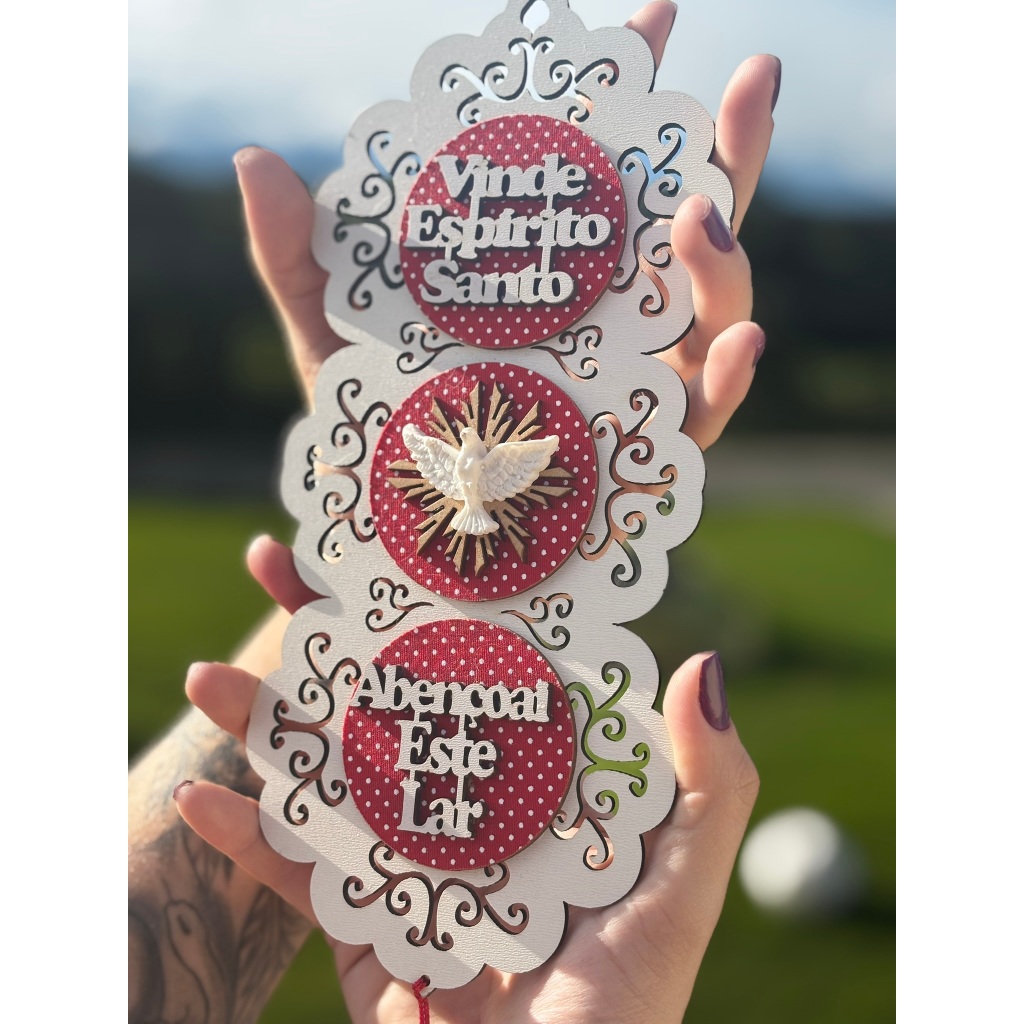 Adorno para Porta Divino Espirito Santo em Oferta na Shopee