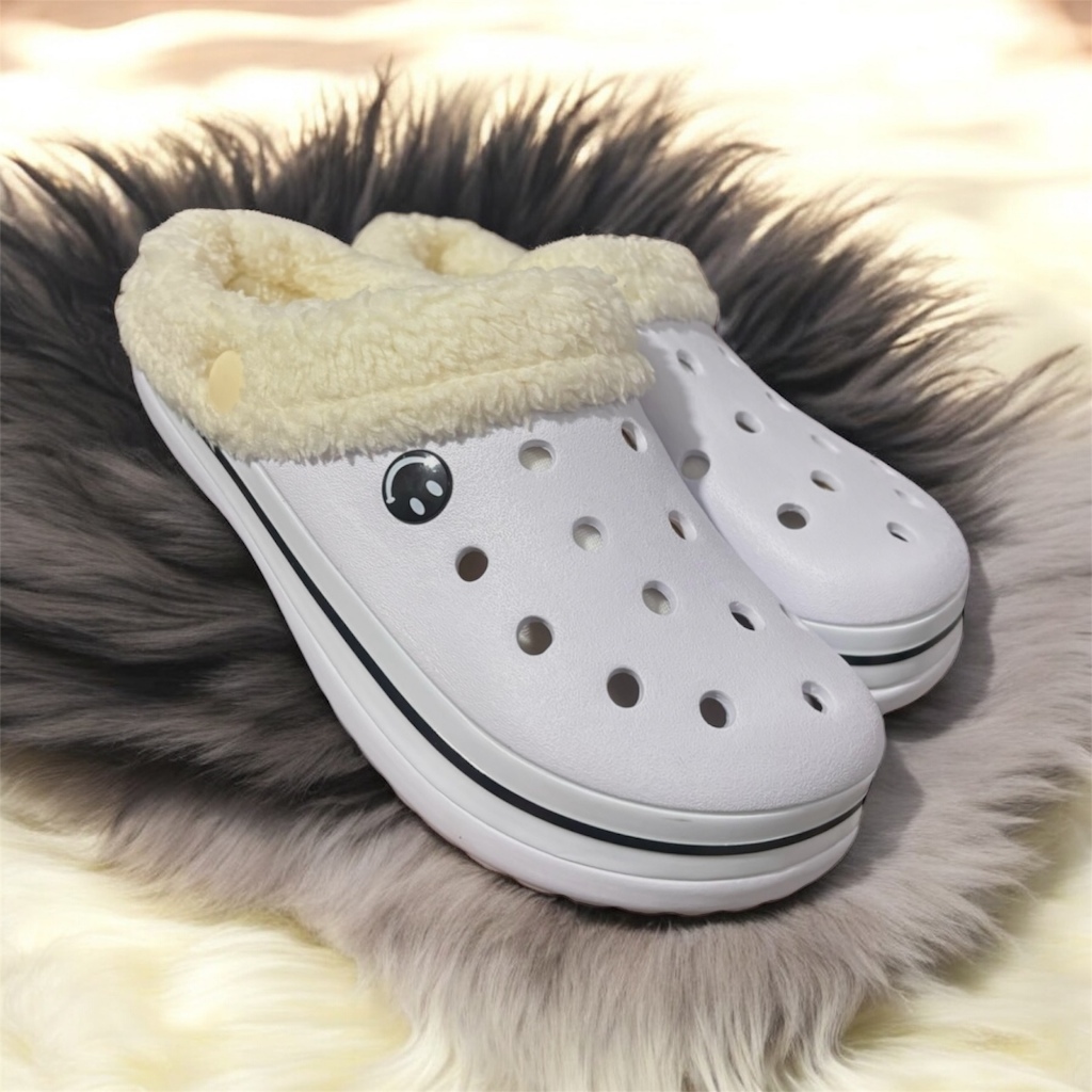 Babuche com Pelúcia Removível 2 em 1 Yvate - Unissex - Chinelo de Quarto