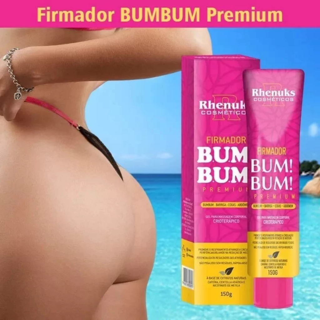Firmador De Bumbum Barriga Coxas Abdômen Pomada Modeladora 150g Fitness Produto Emagrecimento