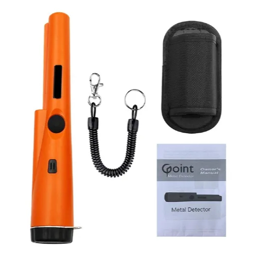 Detalhes do Detector De Metais Pinpointer Ouro Prata Cobre Com Cor Laranja