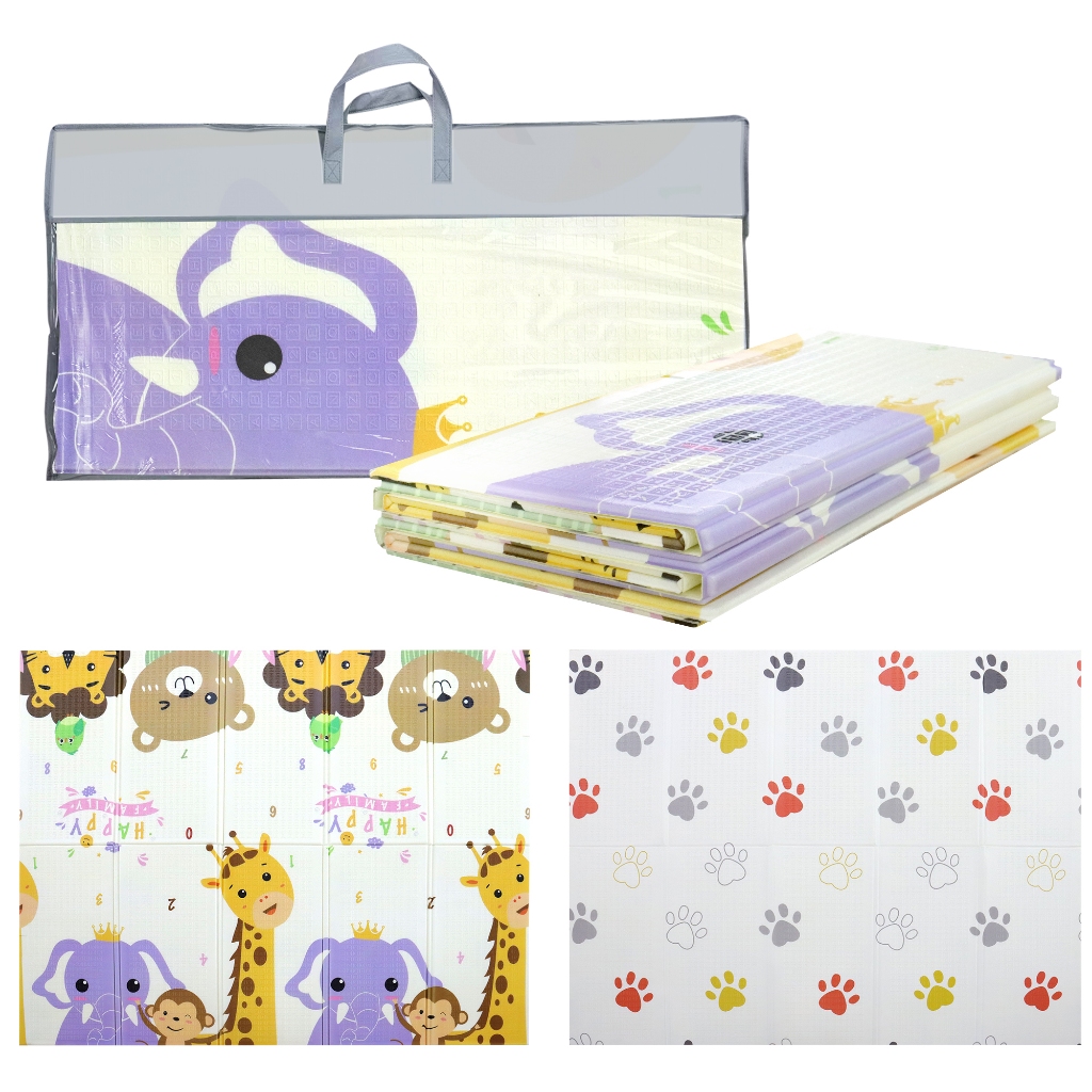 Tapete de Atividades para Bebê XPE Térmico, Dobrável, Impermeável e Dupla Face, 200x150cm/180x150cm em Oferta na Shopee