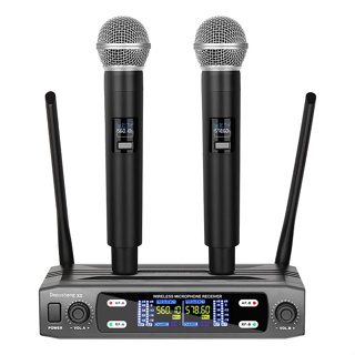 Microfone Um-dois Sem Fio Preto Cylinder em Oferta na Shopee