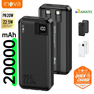 Inova Bateria Portátil Power Bank 20.000mah/10.000mah Universal carregador 22,5W Com Disp…