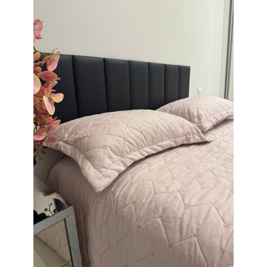 KIT 5 Até 15 Cabeceiras Courino Premium Alta Qualidade Estofada Cama Box 45cmx20cm Retangular em Oferta na Shopee
